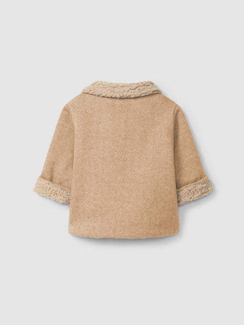 LARANJINHA HERRINGBONE COAT